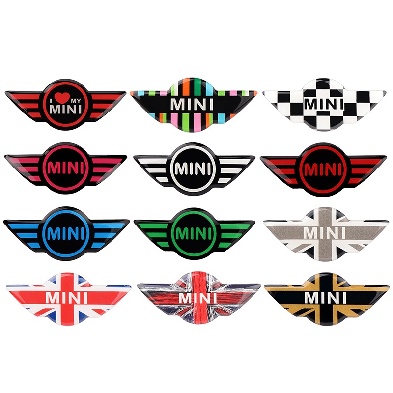 Miếng Dán Trang Trí Vô Lăng Xe Hơi MINI Cooper Countryman Clubman Cabrio JCW Bằng Epoxy