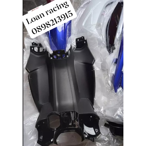 DÀN ÁO NOUVO 5 NOUVO SX MÀU XANH TRẮNG GP FULL DÀN ÁO 25 MÓN NHỰA MÀU 6 MÓN NHỰA NHÁM CHƯA TEM
