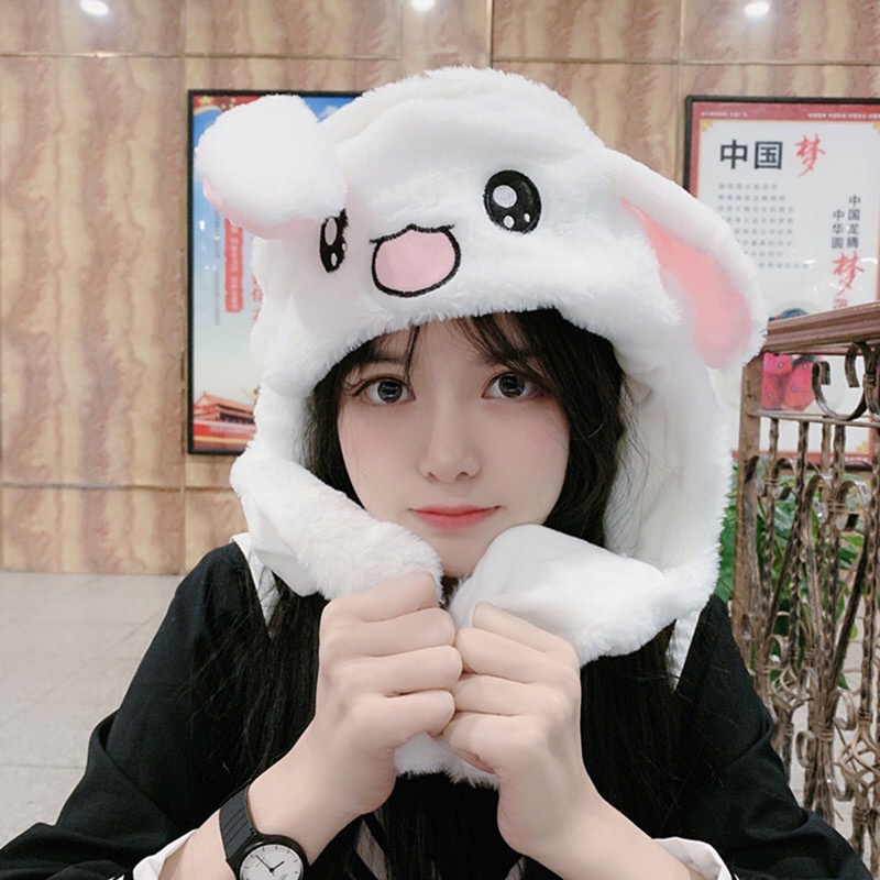 Mũ Tai Thỏ Nhồi Bông Phát Sáng Dễ Thương Vui Nhộn Dành Cho Trẻ Em ruiyan JP5