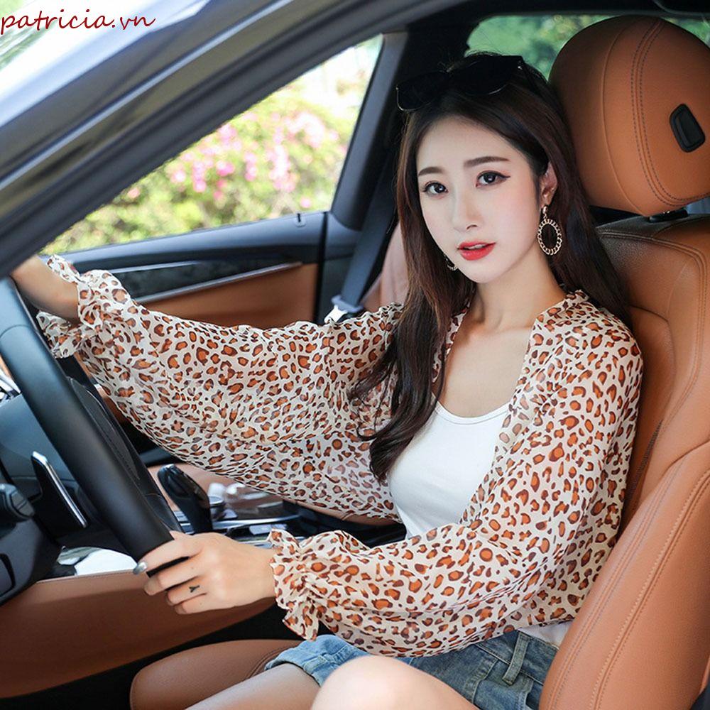 Ống Tay Áo Họa Tiết Hoa Thanh Lịch Dùng Khi Lái Xe / Chơi Thể Thao / Chạy Xe Đạp