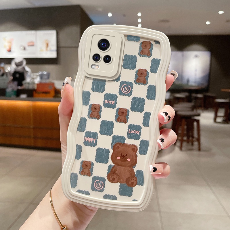 Ốp lưng vivo v20 pro Ốp Điện Thoại Mềm Họa Tiết Hoạt Hình Sóng Biển Cho vivo v20 pro