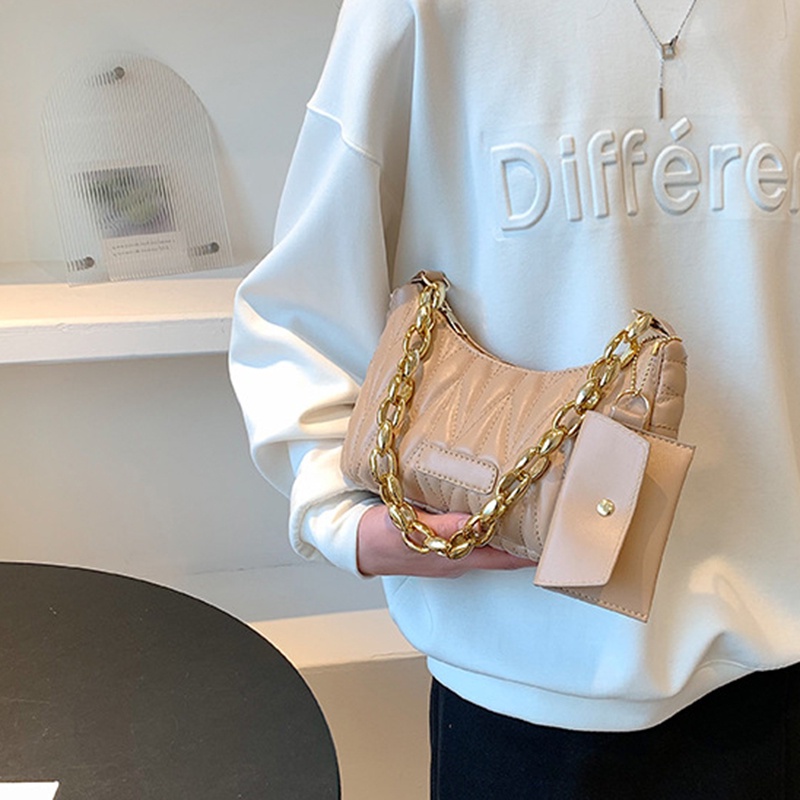 Túi Đeo Vai Thêu Họa Tiết Hình Thoi Thời Trang Cao Cấp Cho Nữ