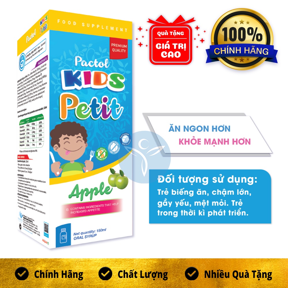 COMBO Tăng Đề Kháng - Zinc Plex và Immuno Glucan-C - Tặng ngay 1 Pactol KIDS Petit hỗ trợ ăn ngon cho bé