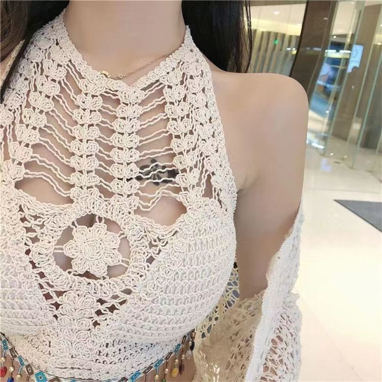 COZOK Áo Ren Không Tay Thời Trang Gợi Cảm Cho Nữ