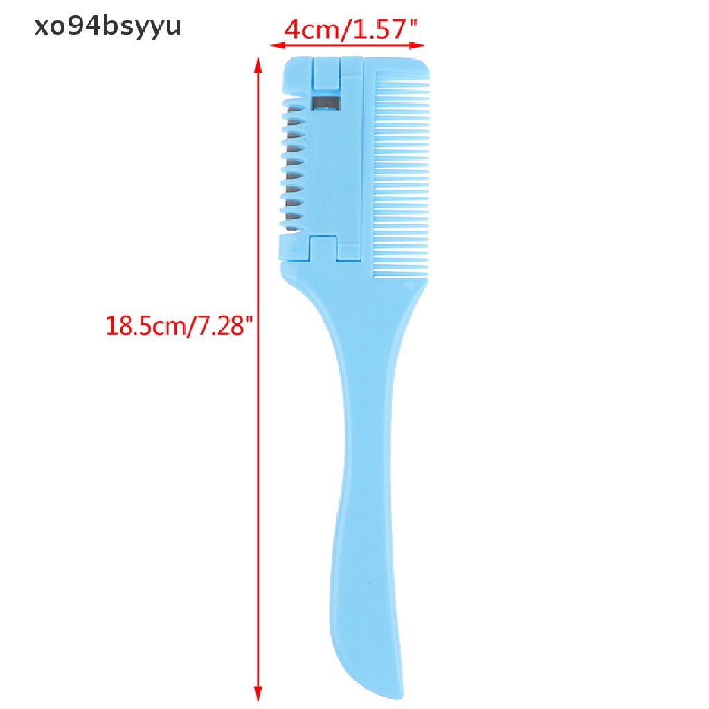 Lược Chải Tóc Xo94Bsyu Thiết Kế Hai Mặt Kèm Lưỡi Dao Tiện Dụng
