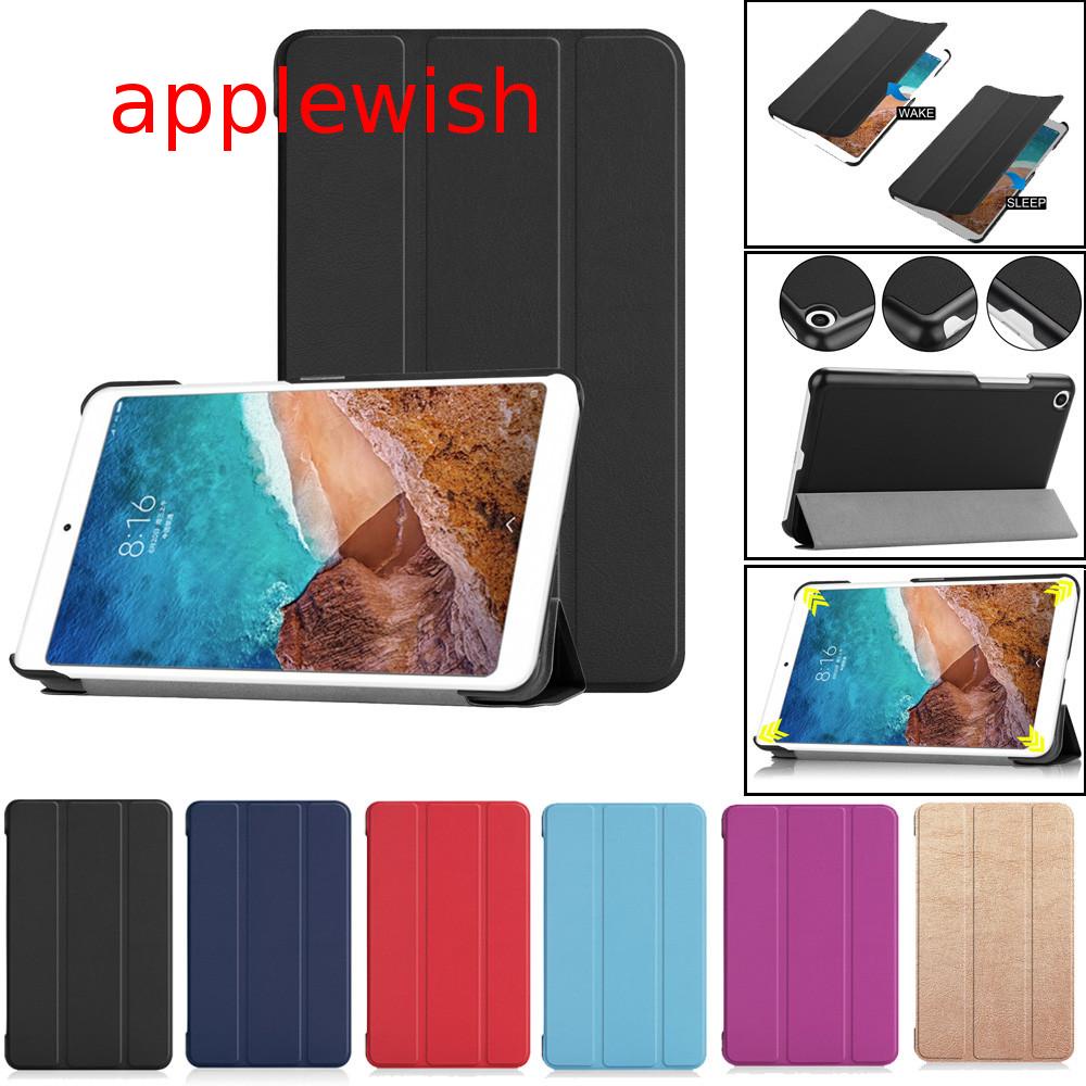 Ốp Máy Tính Bảng Da Nắp Lật Tự Động Bật / Tắt Thông Minh Có Đế Cho xiaomi Mi Pad 4 8 Inch