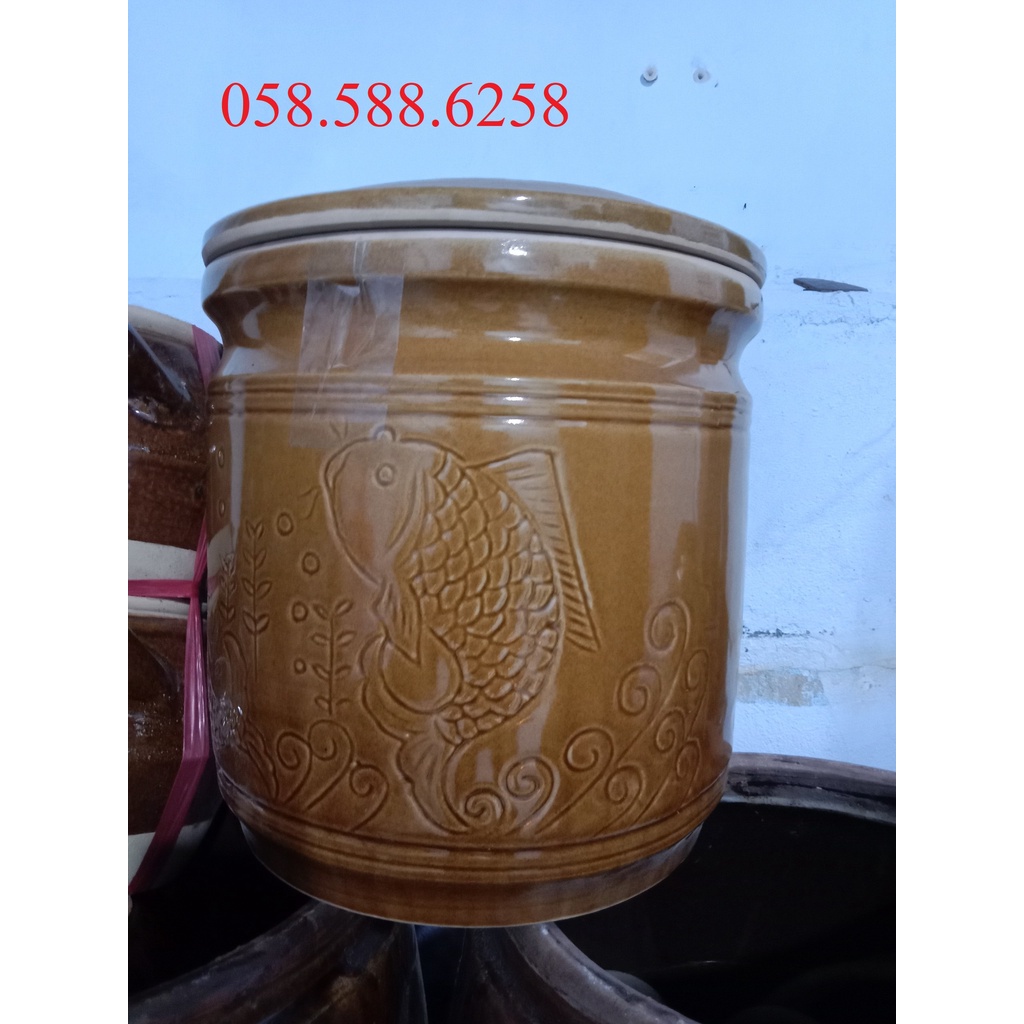 Combo lu gạo gia đình, lu gạo Bát Tràng, lu gao phong thủy