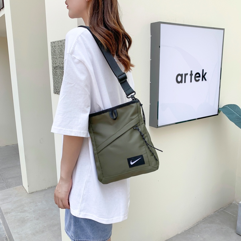 Túi Đeo Chéo Ni//ke Vai Thể Thao Nam Sinh Viên Hip-hop Du Lịch Nylon Cặp Đôi Thường