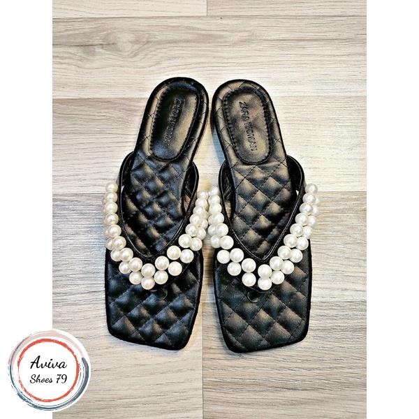 Deps kẹp Ngọc đế bệt đính 2 hàng Ngọc T/rai siêu Hót siêu xinh xò.