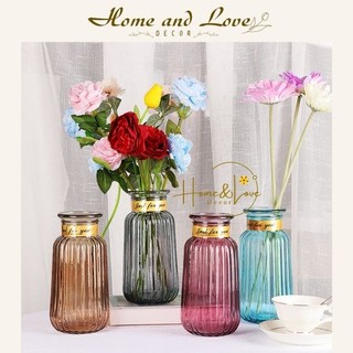 Bình hoa - Lọ hoa thủy tinh - Phong cách Bắc Âu sáng tạo - Decor trang trí nhà cửa