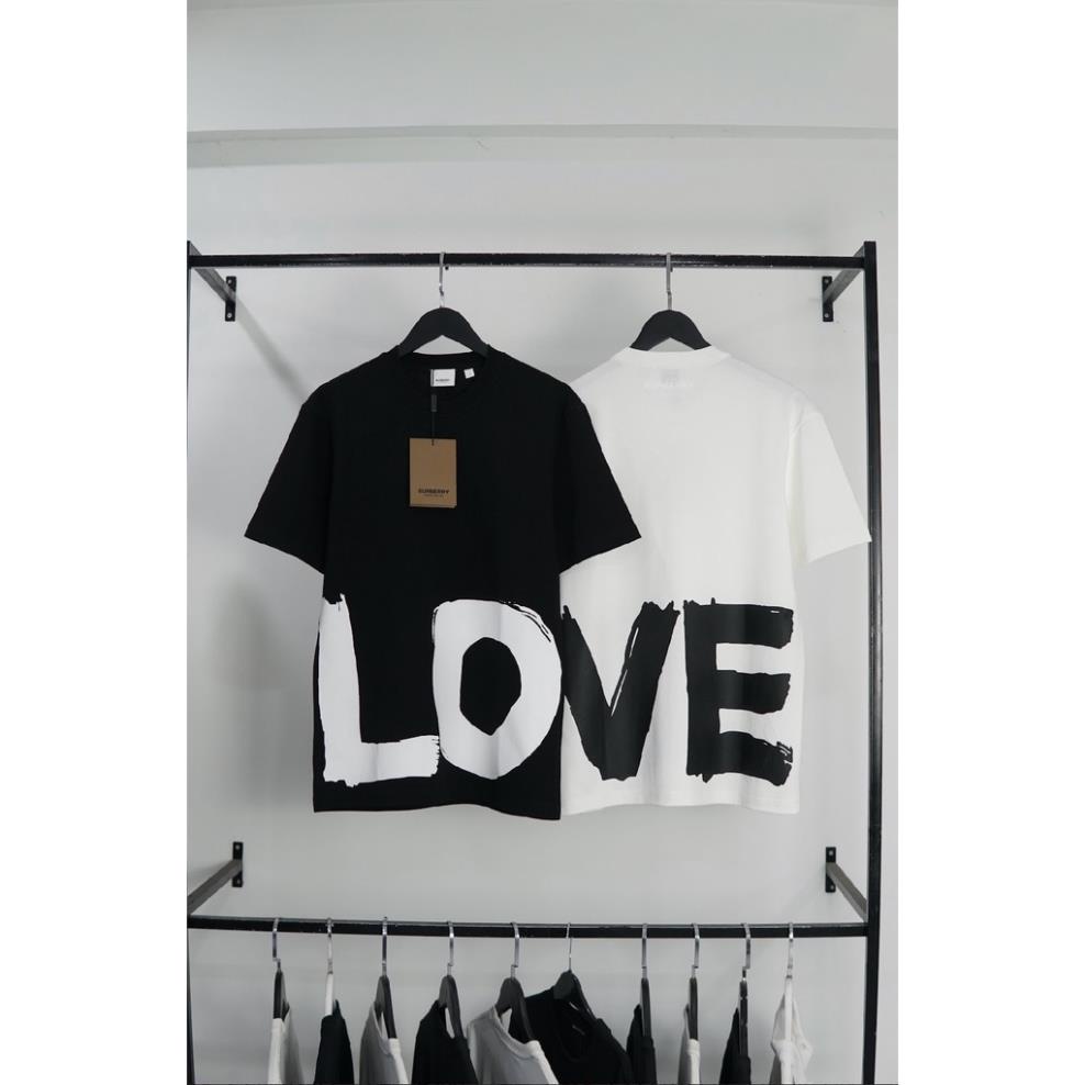 ÁO THUN BU.RBERRY LOVE , ÁO THUN BBR LOVE TÌNH YÊU NAM NỮ UNISEX