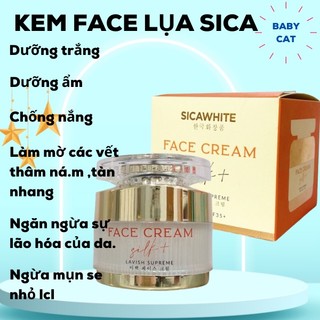 Face silk, kem face Lụa sica white dưỡng da cao cấp Dành Cho Da Dầu Lớn