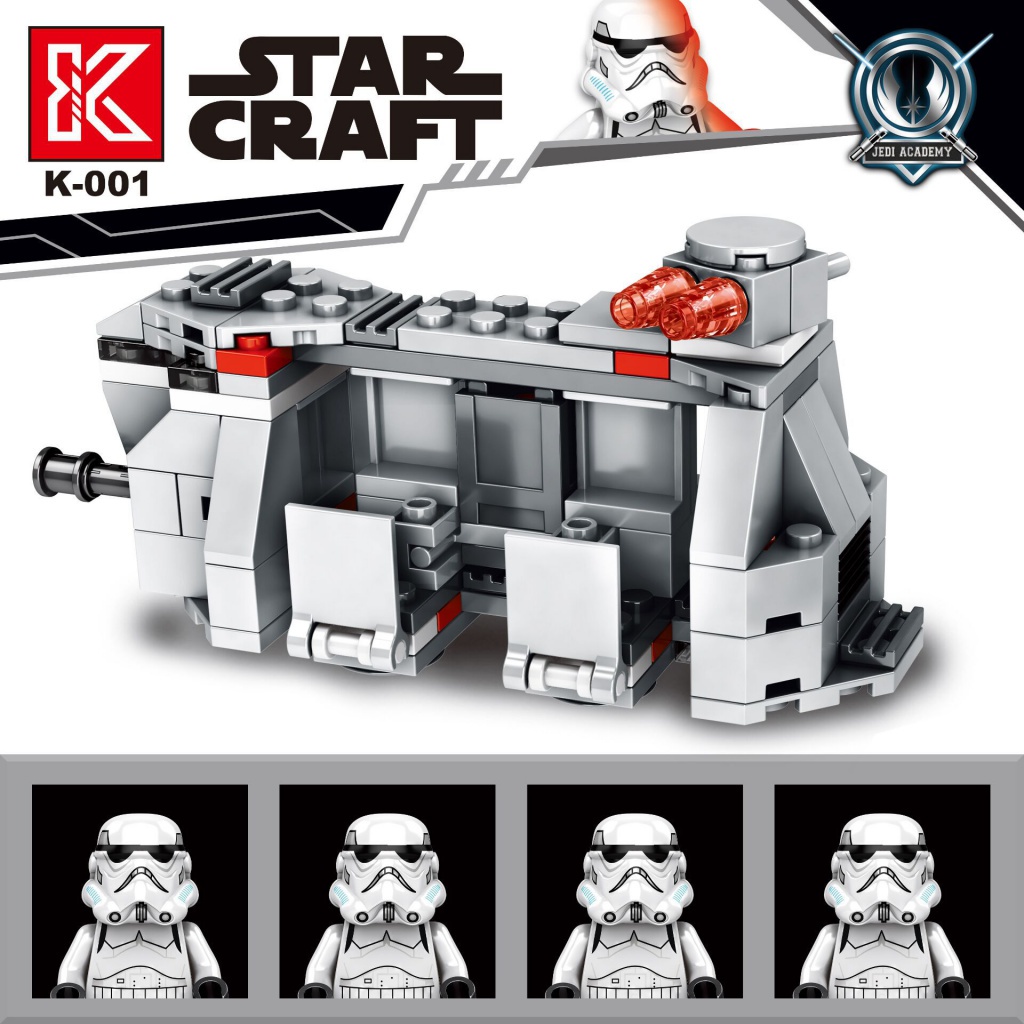 ĐỒ CHƠI LẮP RÁPMô Hình Đồ Chơi Lắp Ráp Nhân Vật Manloda Trong Phim Star Wars K-001-010 lắp ráp