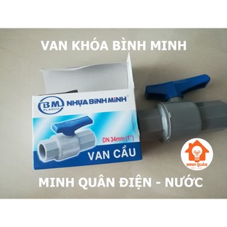 Van khóa ống nước bình minh van khóa phi 21 van phi 27 van phi 34