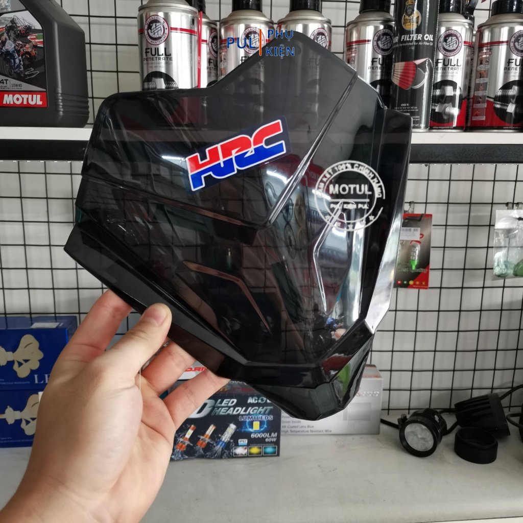 Combo mão ốp đầu xe và chỉ mũi ốp mặt nạ trước Winner X V3 Winner 2022 logo ngẫu nhiên trang trí làm đẹp xe