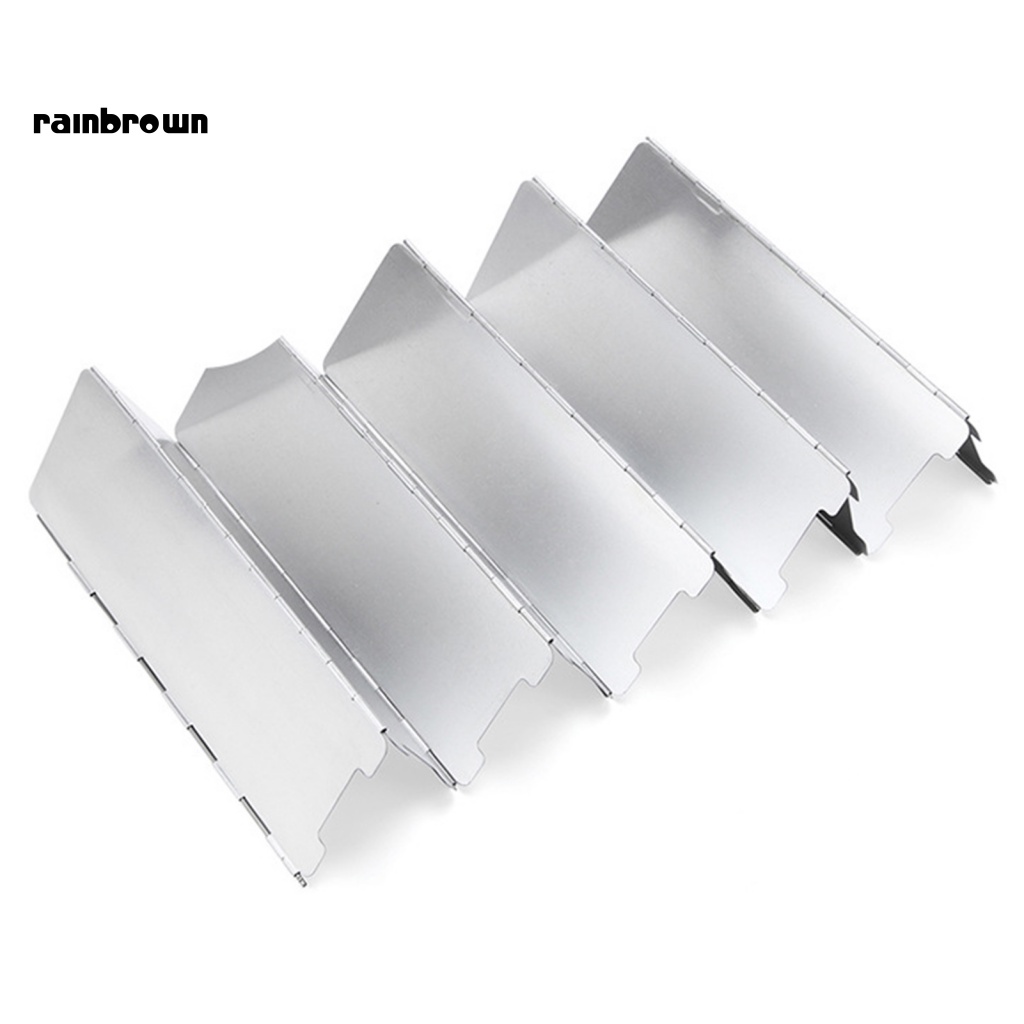 Bộ 10 Tấm Chắn Gió Có Thể Gập Lại Cho Bếp Ga Ngoài Trời