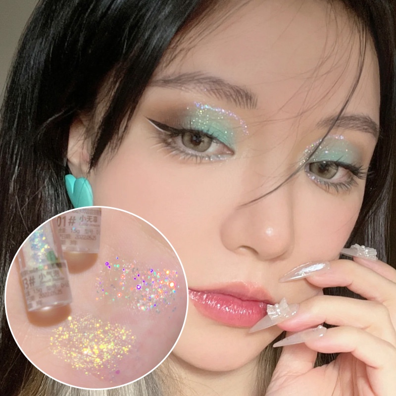 Phấn Mắt XIXI Dạng Lỏng Chiết Xuất Băng Giá Ánh Ngọc Trai Lấp Lánh Không Thấm Nước Làm Sáng Da