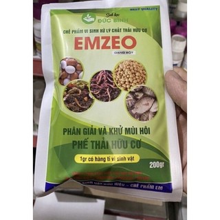 Men ủ Emzeo men ủ sinh học khử mùi hôi, ủ phân cá, đậu tương, rác thải sinh hoạt