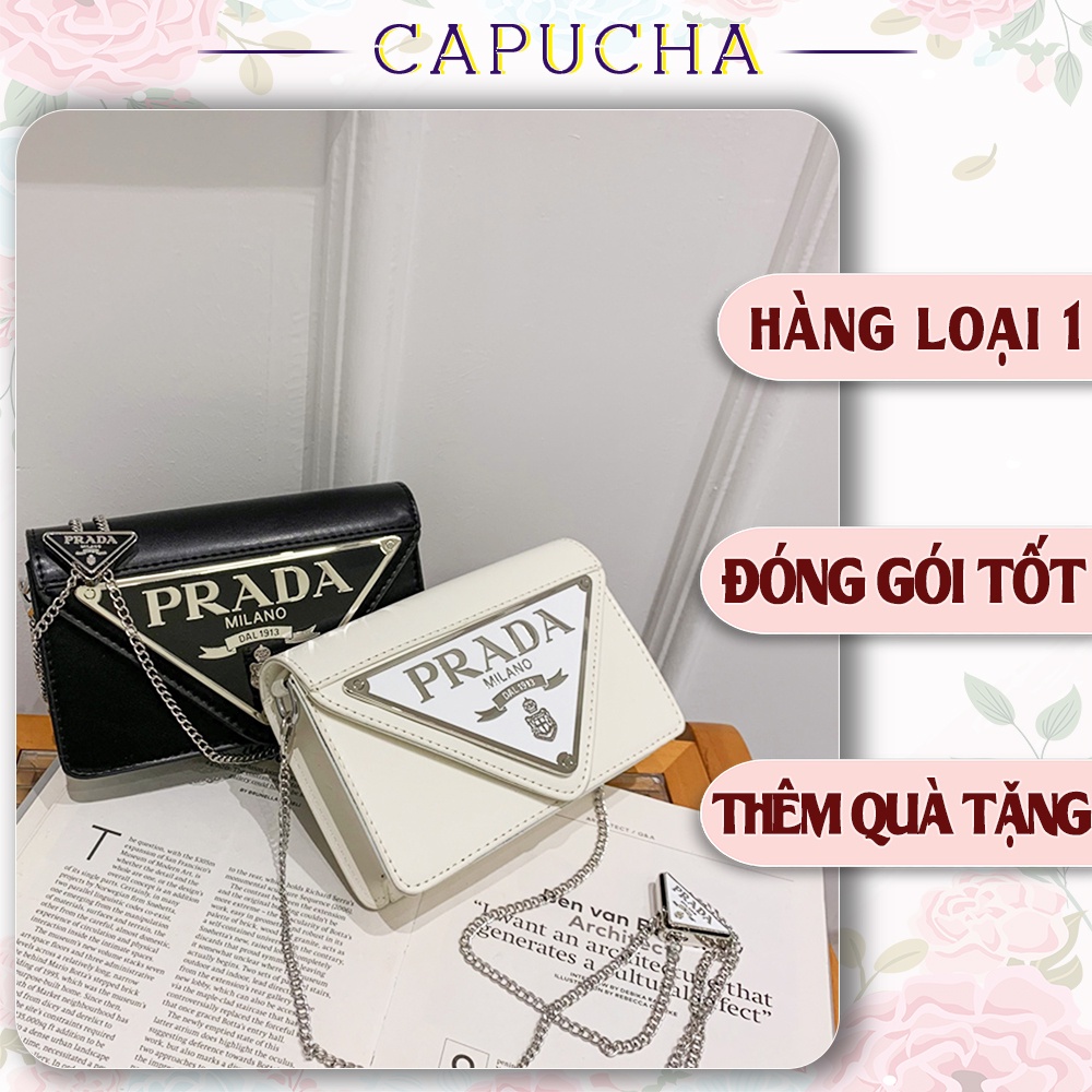 Túi xách nữ phong cách Âu Châu dây đeo điều chỉnh ngắn dài Capucha T268