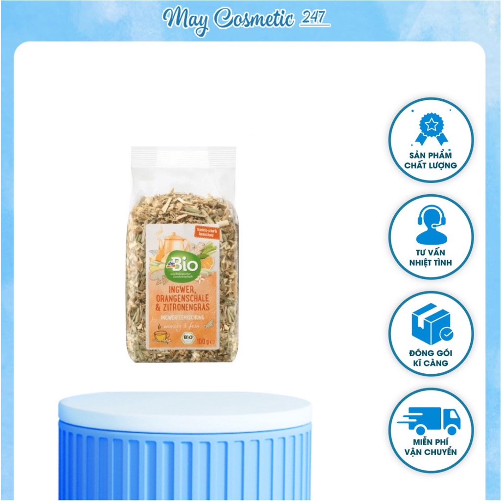 🇩🇪TRÀ GỪNG CAM XẢ(CỎ CHANH) TỔNG HỢP DM BIO CỦA ĐỨC 100GR