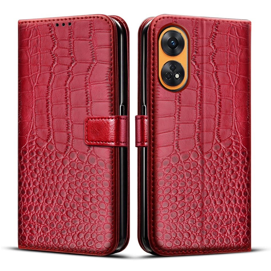 Bao Da Điện Thoại Nắp Lật Kèm Ngăn Đựng Thẻ Cho OPPO Reno8 T 4G OPPO Reno 8 T 8T 4G CPH2481 OPPO Reno8 T