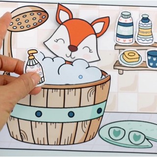 Ngôi nhà búp bê giấy ngôi nhà của cáo nhỏ jessy mới nhất năm nay Doll House