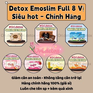 [QUÀ SIÊU XỊN] Nước uống giảm cân 8 vị trái cây 3mo.slim - giảm béo - giảm mỡ bụng / giam can an toan