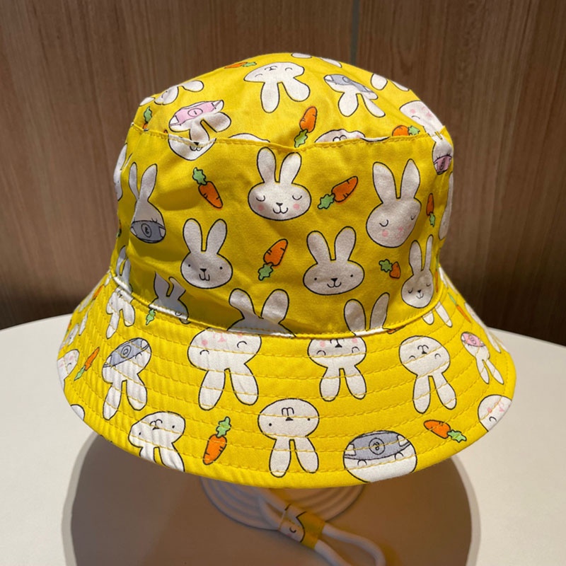 Mũ Tai Bèo Chống Nắng Tia UV Họa Tiết Hoạt Hình Nhiều Màu Sắc Thời Trang Mùa Hè Cho Bé
