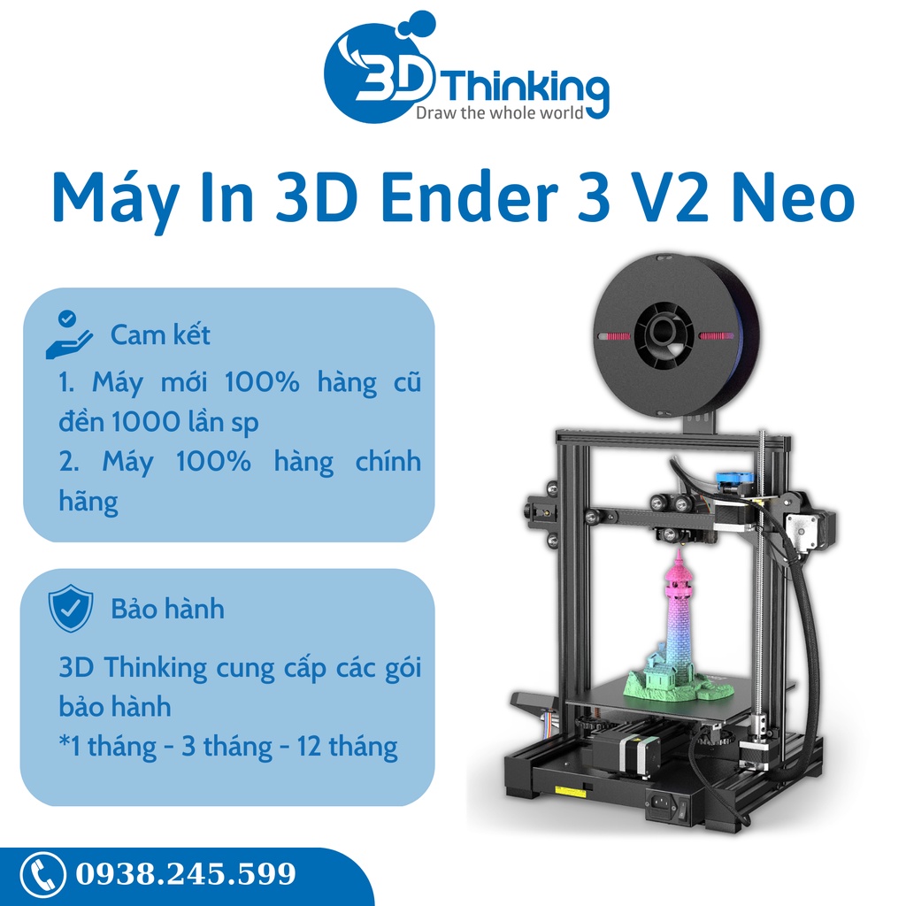 Máy in 3D Ender 3 V2 Neo Chính hãng Creality