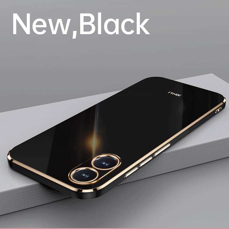 Ốp Điện Thoại Silicon Dẻo Tráng Gương Sang Trọng Cho OPPO Reno 8T Reno8 T 5G 4G