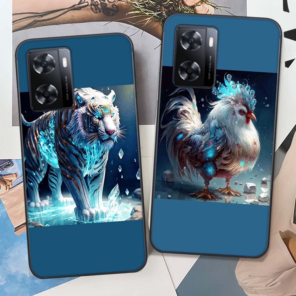 Ốp lưng Oppo A77s bộ hình 12 con giáp sang trọng