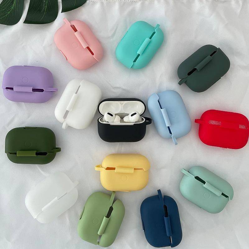 Vỏ Silicon Bảo Vệ Hộp Sạc Tai Nghe Bluetooth Không Dây Airpods 3 2 1 Air Pods Pro 2 Mẫu Mới