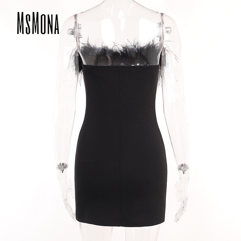 MsMona Đầm Trơn Màu Không Tay Thời Trang 2023 Dành Cho Nữ