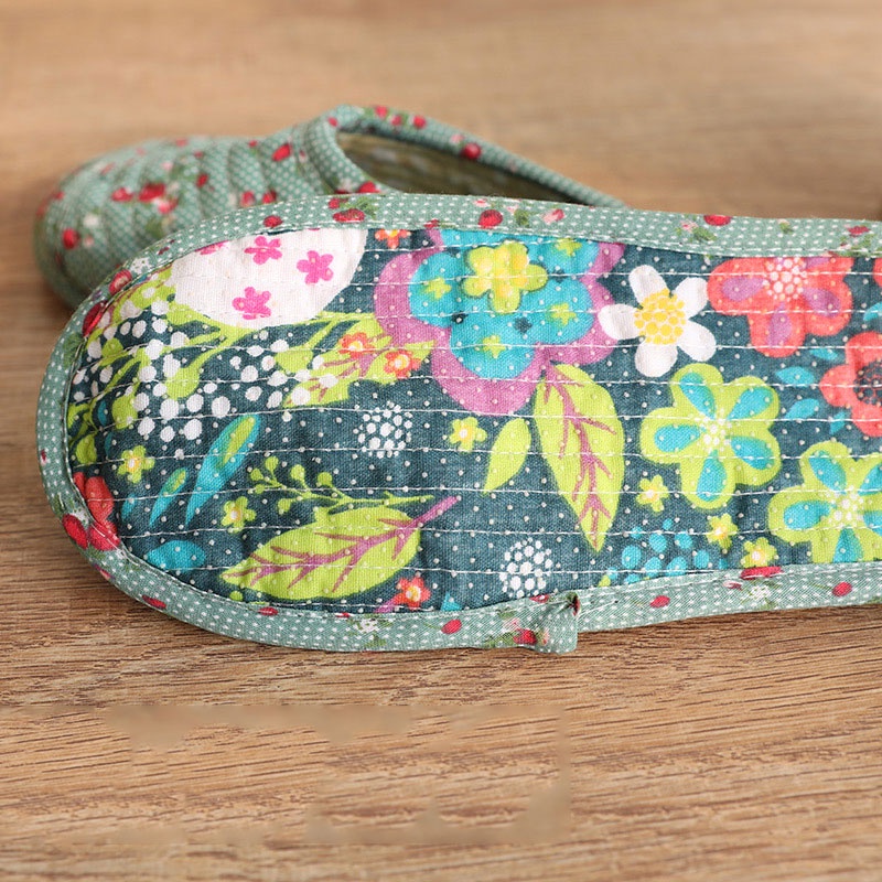 Dép Đi Trong Nhà Họa Tiết Hoa Nhiều Màu Sắc Thoải Mái