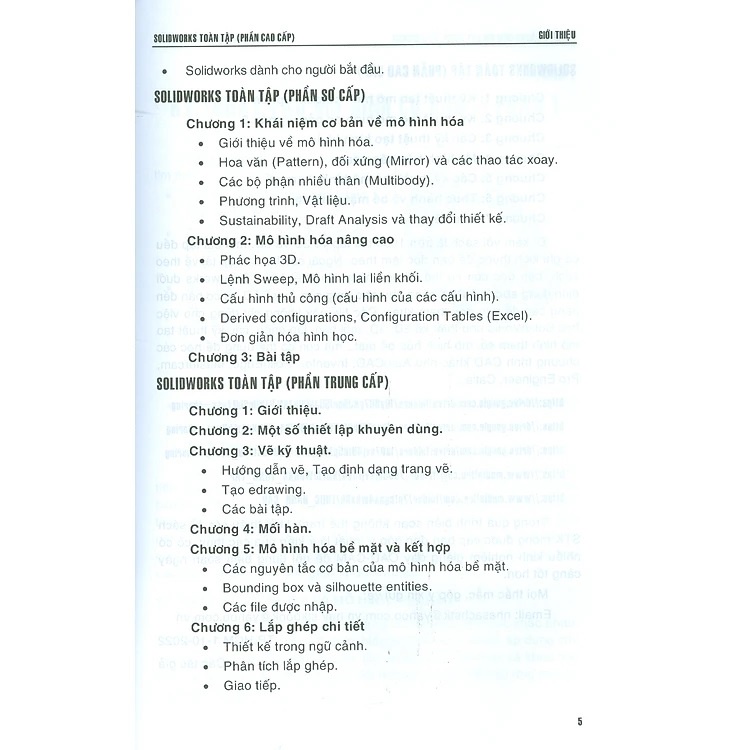Sách -  Solidworks Toàn Tập (Phần Cao Cấp) - Dùng Cho Các Phiên Bản Solidworks 2022 - 2021