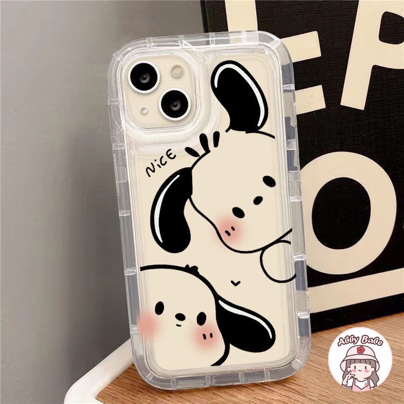 Ốp Điện Thoại TPU Mềm Trong Suốt Chống Mồ Hôi In Hình Pochacco Hoạt Hình Dễ Thương Cho IPhone 14 Pro Max 13 12 11 Pro Max
