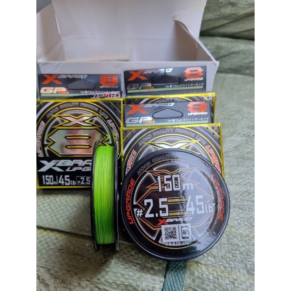 Dù YGK X BRAID UPGRADE PE X8 150m