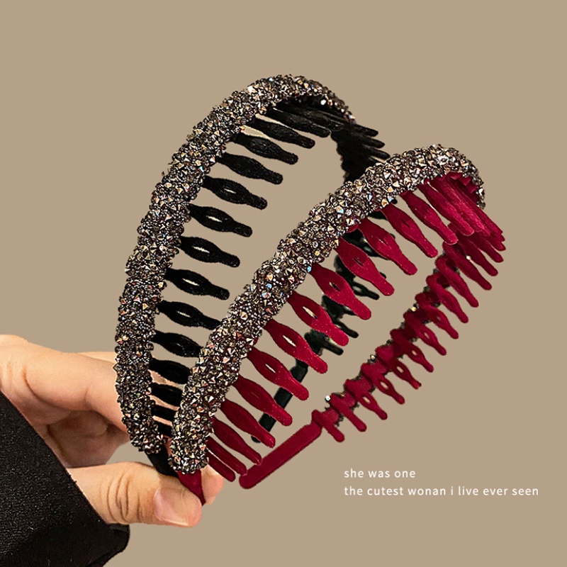 Băng Đô Cài Tóc Rửa Mặt Đính Pha Lê Mới 2023