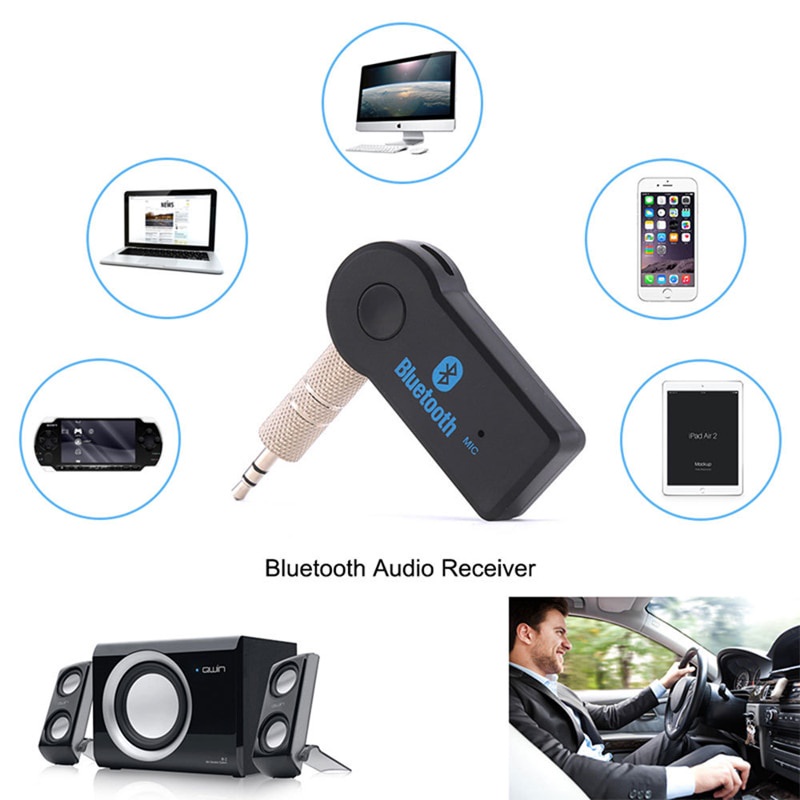 Bộ thu Bluetooth không dây 3.5MM, USB xe Bluetooth để phát nhạc trên xe hơi / nhà / xe hơi