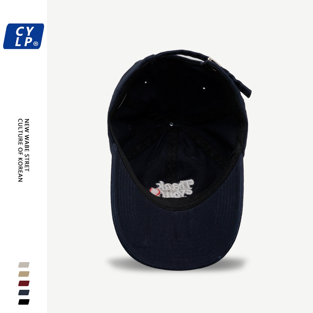 Mũ Lưỡi Trai Mềm Thêu Chữ Phong Cách Hàn Quốc Thời Trang Xuân Hè Cho Cặp Đôi