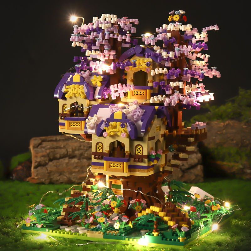 Bộ Đồ Chơi Lắp Ráp Mô Hình Nhà Cây Độc Đáo Cho Bé