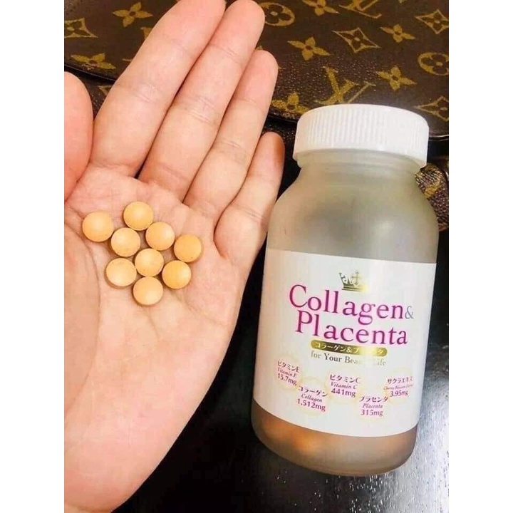 Viên Uống Hỗ Trợ Chống Lão Hóa Trắng Da Collagen & Placenta 5in1 Nhật 270 viên