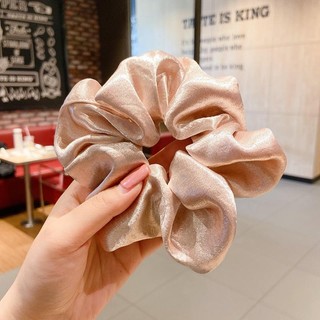 Phụ Kiện Tóc Cột Tóc Scrunchies Handmade Lụa Mềm Chun Co Giãn Bảo Vệ Tóc 2023