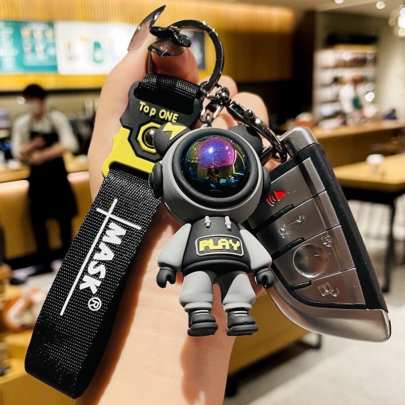 Móc Khóa Hình Gấu Bông Tia Chớp Sáng Tạo