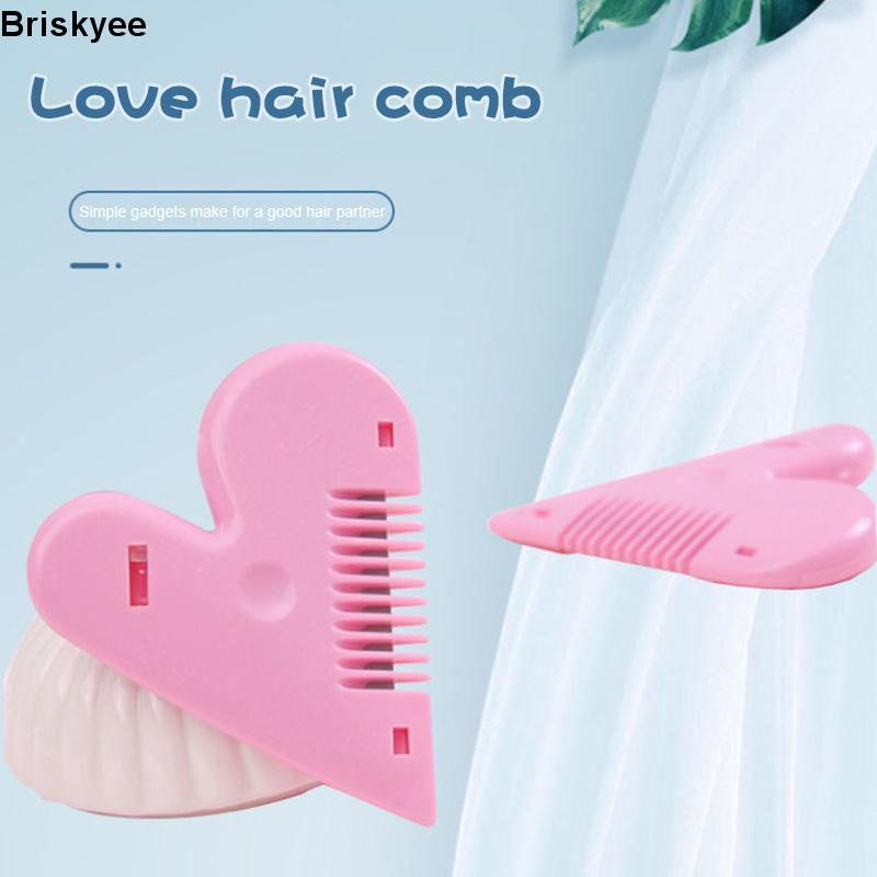 🎶Lược Cắt Tóc Hai Mặt mini Hình Trái Tim Dễ Thương An Toàn Cho Bé