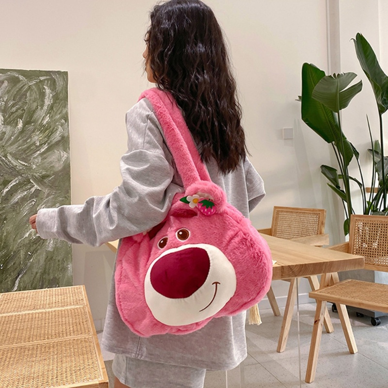 Túi Xách Đeo Vai Cỡ Lớn In Họa Tiết Hoạt Hình Thời Trang Thu Đông Cho Nữ