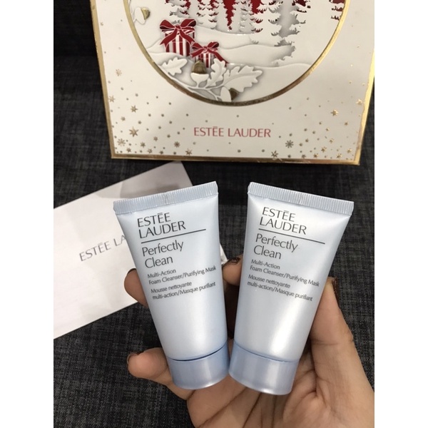 Sữa rửa mặt ét te mini 30ml unbox tách set