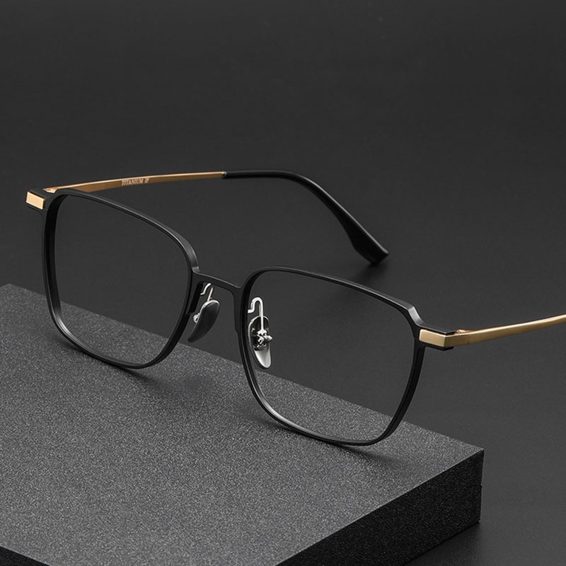 Kính Mát Gọng Kim Loại Siêu Nhẹ Phong Cách Retro Thời Trang Cho Nam