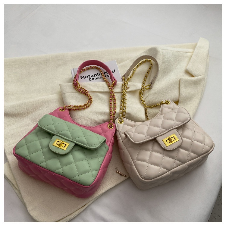 Fanli Túi Đeo Chéo Dây Xích Hình Thoi Phong Cách Hàn Quốc Cổ Điển Thời Trang Cho Nữ 2023