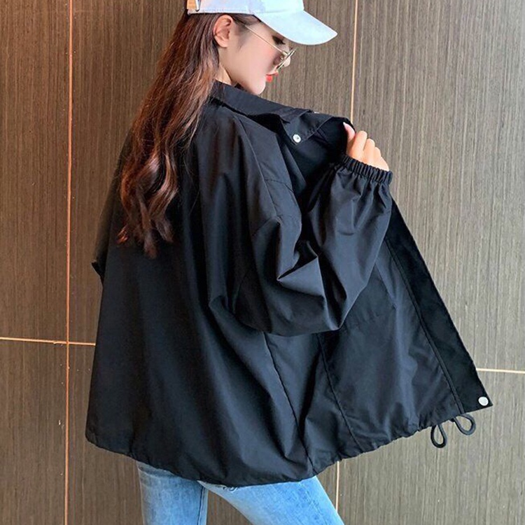 IELGY   Áo Khoác Dáng Rộng Phong Cách Hàn Quốc Cho Nữ